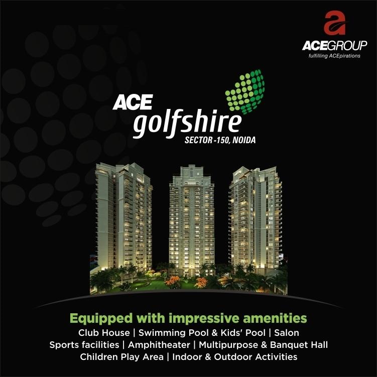 Live in homes equipped with impressive amenities at Ace Golf Shire in Noida